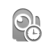 clock, videocamera icon