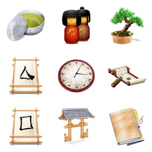 Hinode icon sets preview