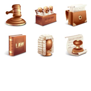 Law icon sets preview
