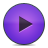 button,play,violet icon