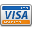 credit card, visa icon