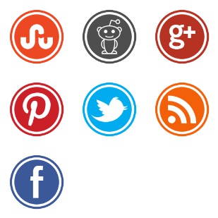 New Social Media Icons Set icon sets preview