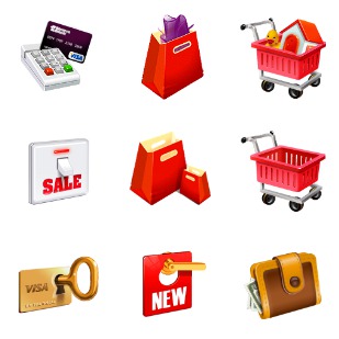 E-Commerce icon sets preview