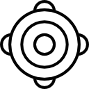 Ornamented bullseye icon