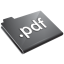 Folder, Grey, Pdf icon
