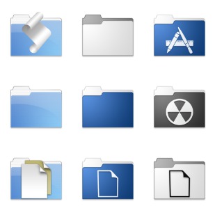 Adobe CS3 folders Updated icon sets preview