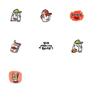 Rockers icon sets preview