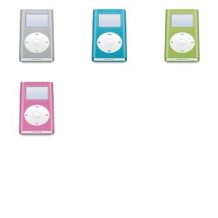 iPod Mini icon sets preview
