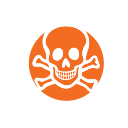 danger, toxic, hazard, collection icon