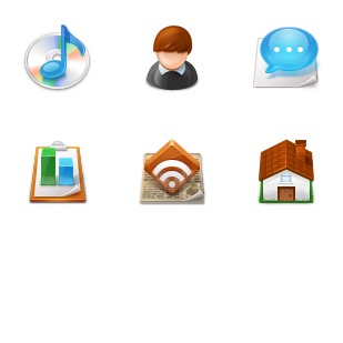 Website icon sets preview