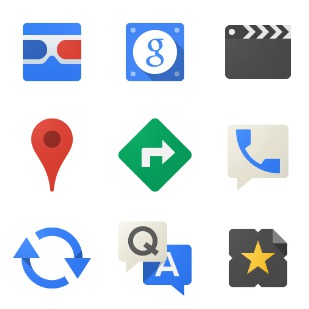 Google icon sets preview