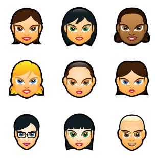 Face Avatars icon sets preview
