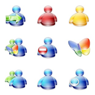 Msn Buddy icon sets preview