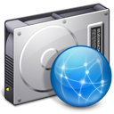 file, drive, server icon