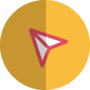 pointer folded icon
