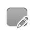 rounded, rectangle, pencil icon