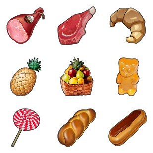 Market icon sets preview
