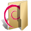 debian, folder icon