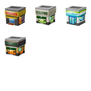 Shop icon sets preview