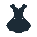 fabric, child, girl, clothing, clothes, dress icon