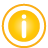Basic, Frame, Information, Yellow icon