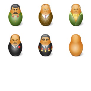 Matreshkas icon sets preview
