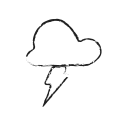 idea, weather, cloud, flash, forecast, light icon