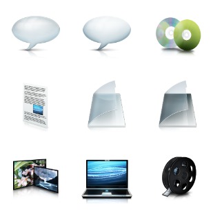 Aerial icon sets preview