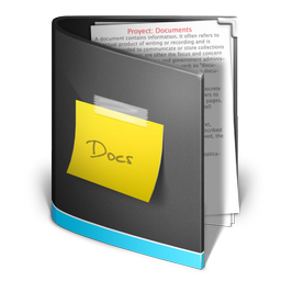 folder, document, file, paper, black icon