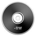 dvd, rw icon
