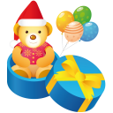 teddy gift icon