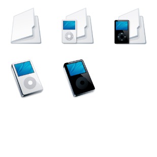 iPod Folders icon sets preview