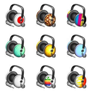iTunes icon sets preview
