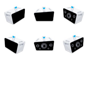 Comic Hifi icon sets preview