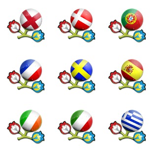 Euro 2012 Teams icon sets preview