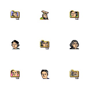 Great Men And Women icon sets preview