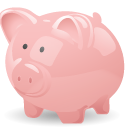 Bank, Cash, Money, Pig, Piggy, Savings icon