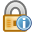 information, lock icon