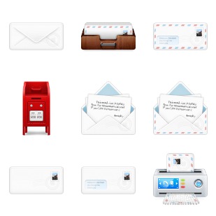 Mail icon sets preview