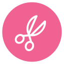 cut, circle, scissors, style icon