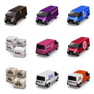 Antreposhop Containers Set 4 icon sets preview