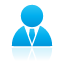 blue, user icon