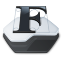 Folder fonts folder icon