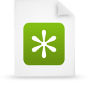 green, file, paper, document icon