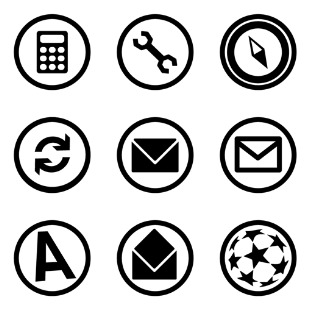 Metro Station icon sets preview