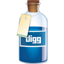 Bottle, Digg icon
