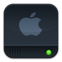 disk,dark,apple icon
