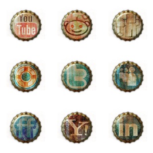 Old Bottle Crowns icon sets preview