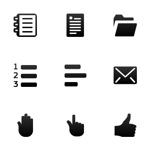 Wireframe Mono icon sets preview