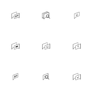 Conversation icon sets preview